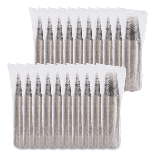 Pet Graduated Medical And Dental Cups, 10 Oz, Plastic, Clear, 50/bag, 20 Bags/carton