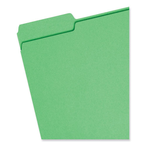 Colored File Folders, 1/3-cut Tabs: Assorted, Letter Size, 0.75" Expansion, Assorted: Blue/green/orange/red/yellow, 100/box