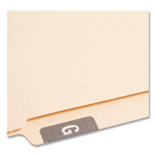 Alphaz Color-coded Second Letter Alphabetical Labels, G, 1 X 1.63, Gray, 10/sheet, 10 Sheets/pack