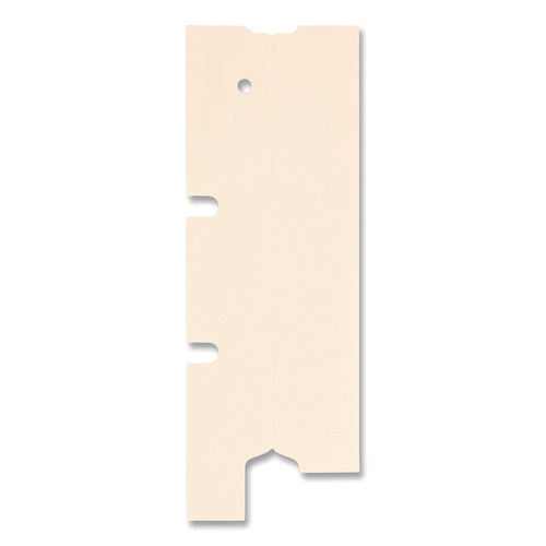 End Tab Converters, Straight Tab, Manila, 3.25" X 9.25", 500/box