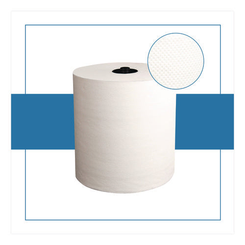 Hytech Seas Hardwound Roll Towel Heavenly Soft Standard, 1-ply, 7.9" X 700 Ft, White, 6/carton