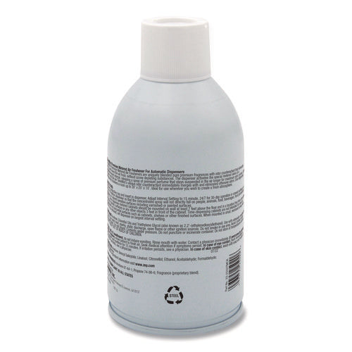 Premium Metered Air Freshener Refill, Clean N Fresh, 7.1 Oz Aerosol Spray, 12/carton