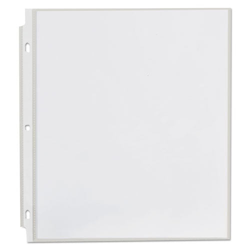 Standard Sheet Protectors, Medium-duty, Side: 3-hole Punched, Top Load 8.5 X 11 Insert, Clear Front, 100/box