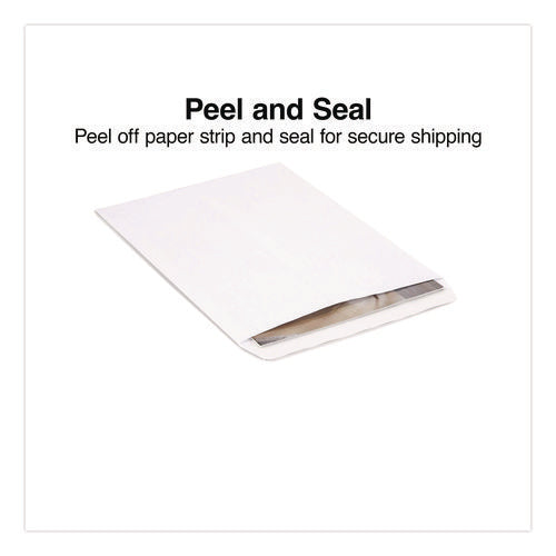 Peel Seal Strip Catalog Envelope, #10 1/2, Square Flap, Self-adhesive Closure, 9 X 12, White, 100/box