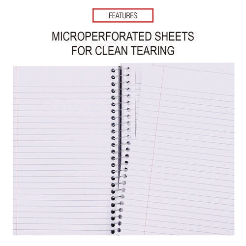 Wirebound Notebook, 3-subject, Medium/college Rule, Assorted Cover Colors, (120) 9.5 X 6 Sheets, 4/pack