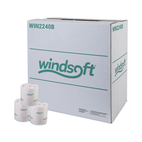 Bath Tissue, Individually Wrapped Rolls, Septic Safe, 2-ply, White, 500 Sheets/roll, 96 Rolls/carton