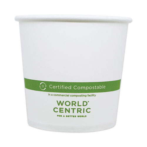 Paper Bowls, 24 Oz, 4.4" Diameter X 4.4" H, White, 500/carton