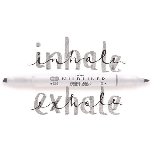 Mildliner Double Ended Highlighter, Assorted Ink Colors, Bold-chisel/fine-bullet Tips, Assorted Barrel Colors, 15/pack