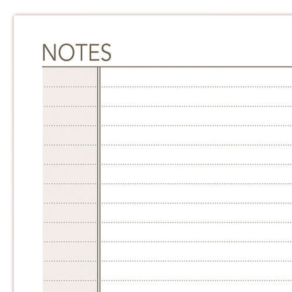Lined Notes Pages For Planners/organizers, 6.75 X 3.75, White Sheets, Undated, 30 Sheets
