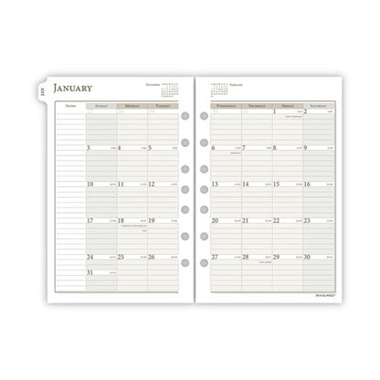 1-page-per-day Planner Refills, 8.5 X 5.5, White Sheets, 12-month (jan To Dec): 2026