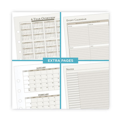 2-page-per-week Planner Refills, 8.5 X 5.5, White Sheets, 12-month (jan To Dec): 2026