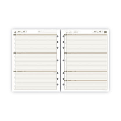 2-page-per-week Planner Refills, 8.5 X 5.5, White Sheets, 12-month (jan To Dec): 2026