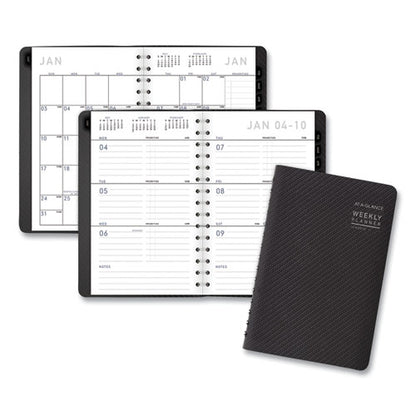 Contemporary Weekly/monthly Planner, Open-block Format, 8.5 X 5.5, Graphite Cover, 12-month (jan To Dec): 2026