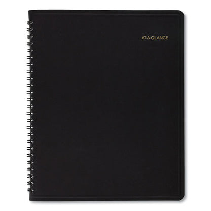 Monthly Planner In Business Week Format, 10 X 8, Black Cover, 12-month (jan To Dec): 2026