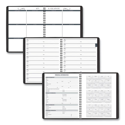 Monthly Planner In Business Week Format, 10 X 8, Black Cover, 12-month (jan To Dec): 2026