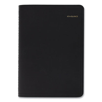 Daily Appointment Book With 30-minute Appointments, 8 X 5, Black Cover, 12-month (jan To Dec): 2026