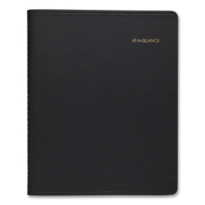 24-hour Daily Appointment Book, 11 X 8.5, Black Cover, 12-month (jan To Dec): 2026