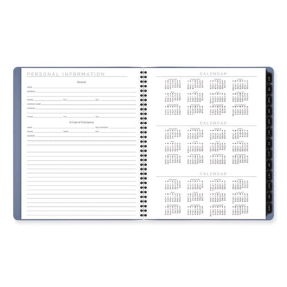 Contemporary Monthly Planner, 11.38 X 9.63, Blue Cover, 12-month (jan To Dec): 2026