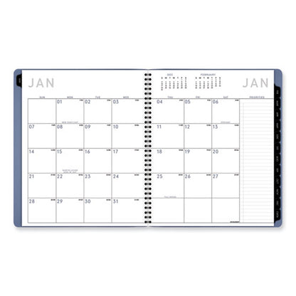 Contemporary Monthly Planner, 11.38 X 9.63, Blue Cover, 12-month (jan To Dec): 2026