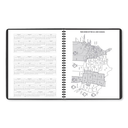Monthly Planner, 11 X 9, Black Cover, 15-month: Jan 2026 To Mar 2027