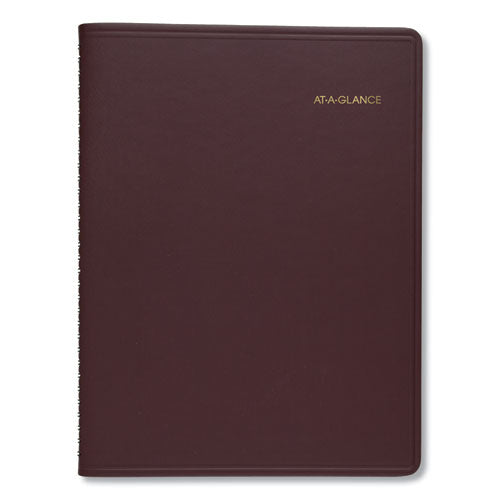 Monthly Planner, 11 X 9, Winestone Cover, 15-month: Jan 2026 To Mar 2027