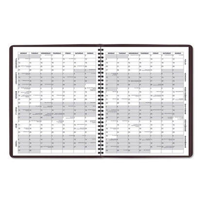 Monthly Planner, 11 X 9, Winestone Cover, 15-month: Jan 2026 To Mar 2027