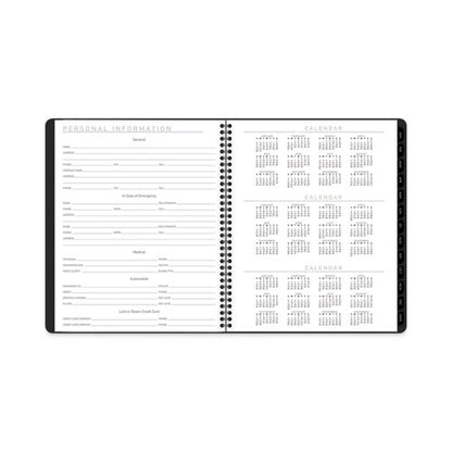 Contemporary Lite Monthly Planner, 11 X 9, Black Cover, 12-month (jan To Dec): 2026