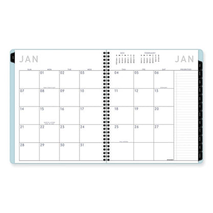 Contemporary Lite Monthly Planner, 11 X 9.5, Light Blue Cover, 12-month (jan To Dec): 2026