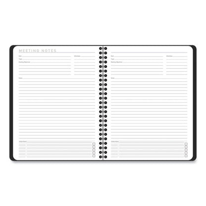 Contemporary Lite Weekly/monthly Planner, 8.75 X 7, Black Simulated Leather Cover, 12-month (jan To Dec): 2026