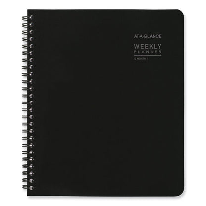 Contempo Lite Academic Year Weekly/monthly Planner, 8.75 X 7.87, Black Cover, 12-month (july To June): 2025 To 2026