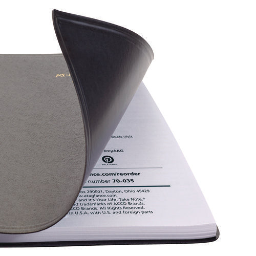 Daily Appointment Book With 15-minute Appointments, One Day/page: Mon To Sun, 8 X 5, Black Cover, 12-month (jan To Dec): 2026