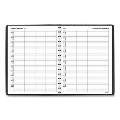 Four-person Group Daily Appointment Book, 11 X 8, Black Cover, 12-month (jan To Dec): 2026