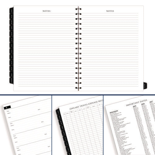Executive Weekly/monthly Planner Refill With Hourly Appointments, 8.75 X 6.88, White Sheets, 12-month (jan To Dec): 2026
