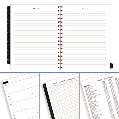 Executive Weekly/monthly Planner Refill With Hourly Appointments, 8.75 X 6.88, White Sheets, 12-month (jan To Dec): 2026