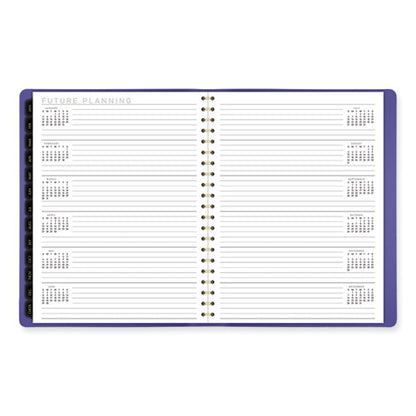 Contemporary Weekly/monthly Planner, 11.38 X 9, Purple Cover, 12-month (jan To Dec): 2026