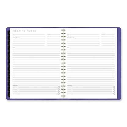 Contemporary Weekly/monthly Planner, 11.38 X 9, Purple Cover, 12-month (jan To Dec): 2026