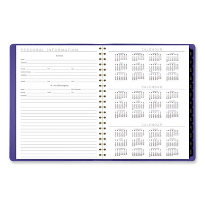 Contemporary Weekly/monthly Planner, 11.38 X 9, Purple Cover, 12-month (jan To Dec): 2026