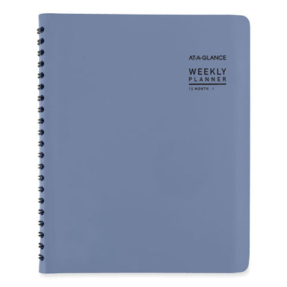 Contemporary Weekly/monthly Planner, 11.38 X 9, Slate Blue Cover, 12-month (jan To Dec): 2026