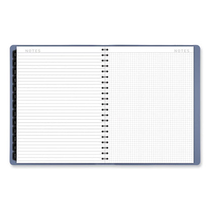 Contemporary Weekly/monthly Planner, 11.38 X 9, Slate Blue Cover, 12-month (jan To Dec): 2026