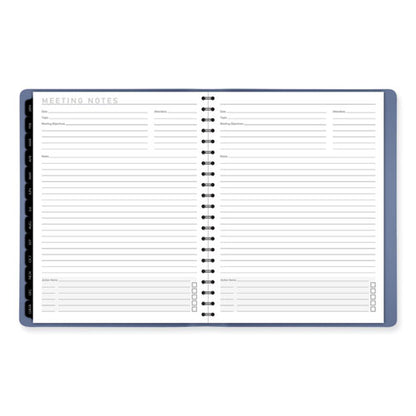 Contemporary Weekly/monthly Planner, 11.38 X 9, Slate Blue Cover, 12-month (jan To Dec): 2026