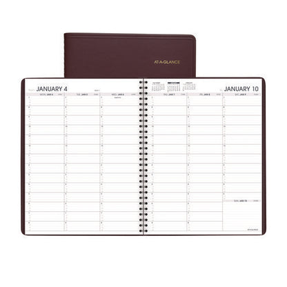 Weekly Appointment Book, 11 X 8.25, Winestone Cover, 13-month: Jan 2026 To Jan 2027