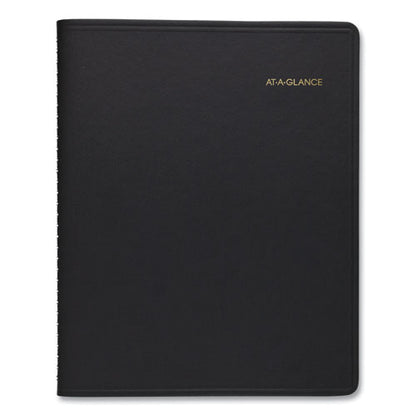 Triple View Weekly Vertical-column Format Appointment Book, 11 X 8.25, Black Cover, 12-month (jan To Dec): 2026