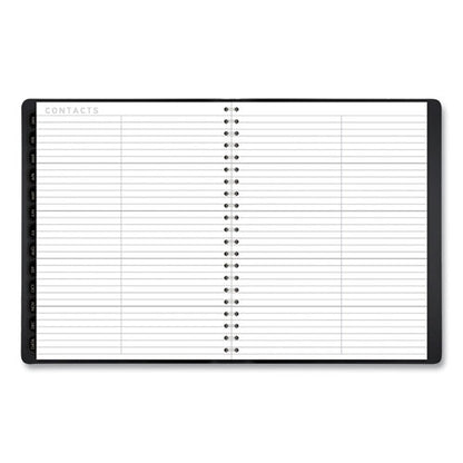 Contemporary Weekly/monthly Planner, Vertical-column Format, 11 X 8.25, Black Cover, 12-month (jan To Dec): 2026
