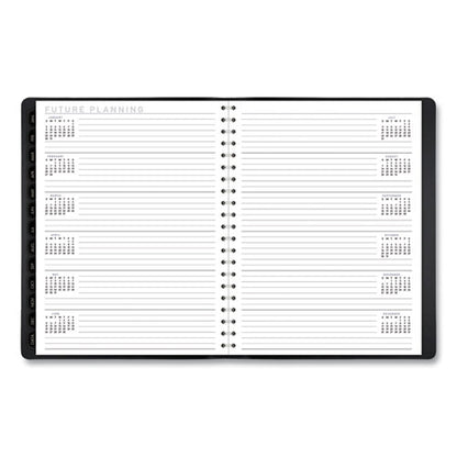 Contemporary Weekly/monthly Planner, Vertical-column Format, 11 X 8.25, Black Cover, 12-month (jan To Dec): 2026