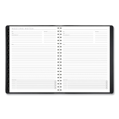 Contemporary Weekly/monthly Planner, Vertical-column Format, 11 X 8.25, Black Cover, 12-month (jan To Dec): 2026
