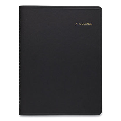 Weekly Appointment Book, 11 X 8.25, Black Cover, 14-month: July 2025 To Aug 2026