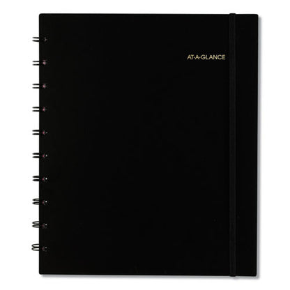 Move-a-page Academic Weekly/monthly Planners, 11 X 9, Black Cover, 12-month (july To June): 2025 To 2026