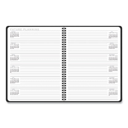 Contemporary Lite Weekly/monthly Planner, 11 X 8.25, Black Simulated Leather Cover, 12-month (jan To Dec): 2026