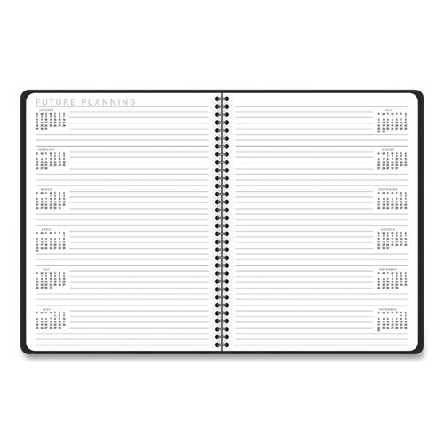 Contemporary Lite Weekly/monthly Planner, 11 X 8.25, Black Simulated Leather Cover, 12-month (jan To Dec): 2026