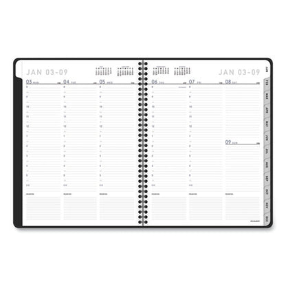 Contemporary Lite Weekly/monthly Planner, 11 X 8.25, Black Simulated Leather Cover, 12-month (jan To Dec): 2026